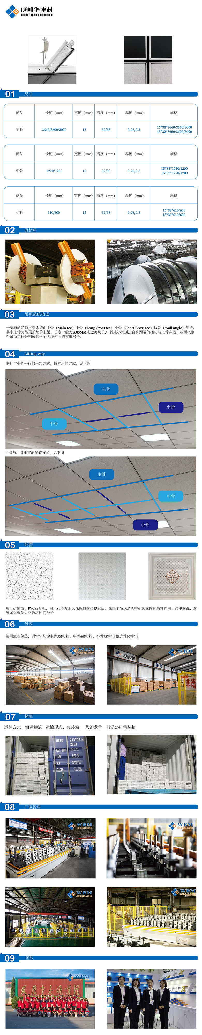 立体凹槽主骨